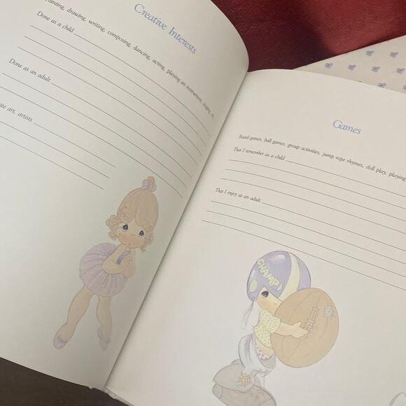 Grandmothers Precious Moments Special Memories My Grandchild Book NEW w/ box VTG - Picture 10 of 14